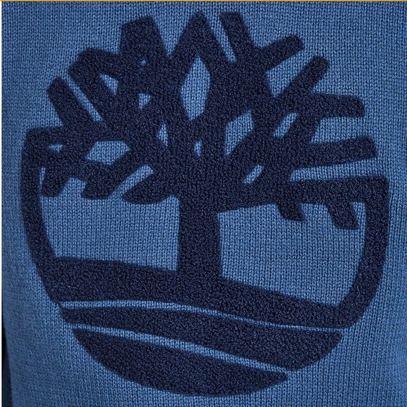 MEN'S SLIM FIT TEXTURED LOGO SWEATER - Picture 2 of 4